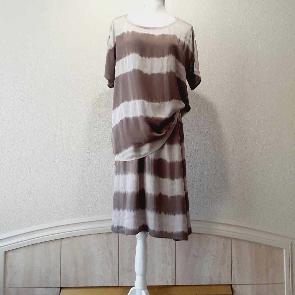 The Fisher Project 2p   Silk Tunic and Skirt